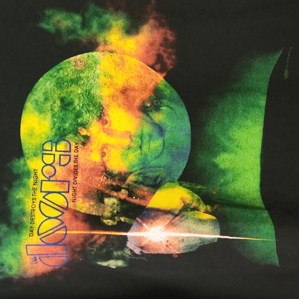 Men's large the doors black T-shirt vintage